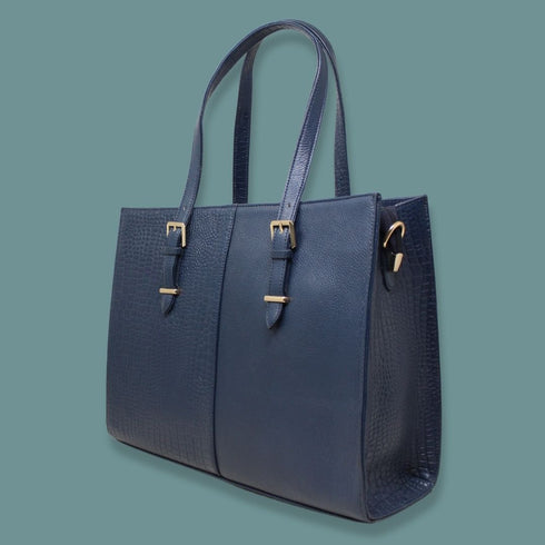 Gauri Genuine Leather Women Tote Bag Hive